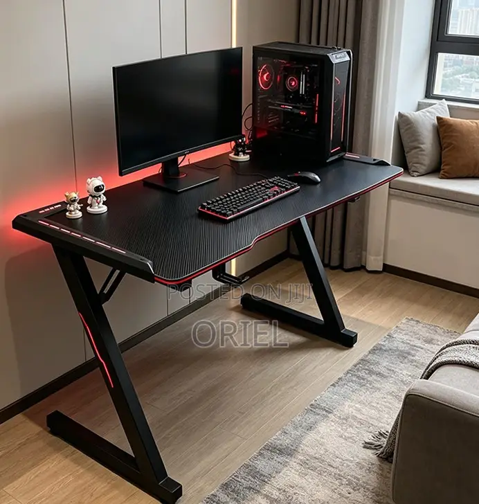 Z-Shaped Gaming Workstation Kenya – Modern Gamer Computer Desk