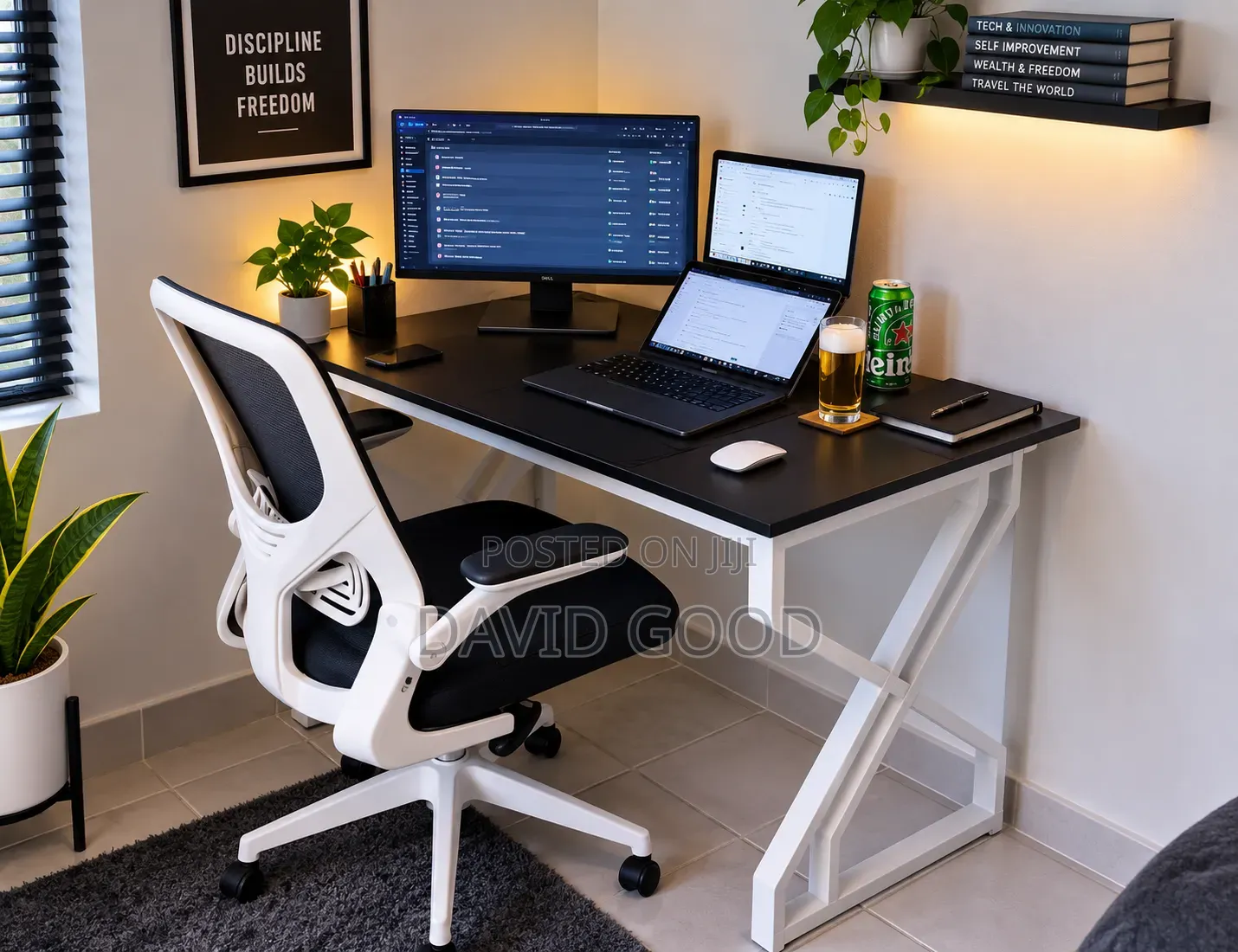 Orthopedic Office Chair and Table