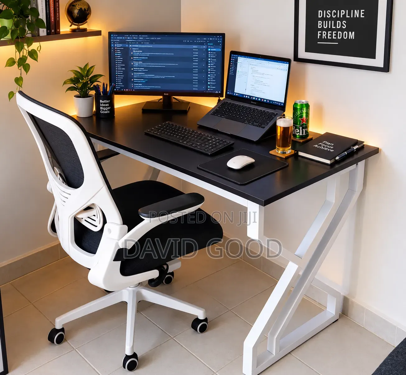 Orthopedic Office Chair and Table