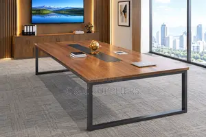 2.4M Imported Conference Table-Steel Base