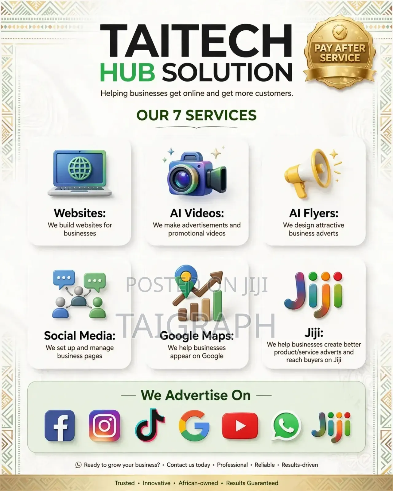 Professional Website Ai Flyers and Ai Video