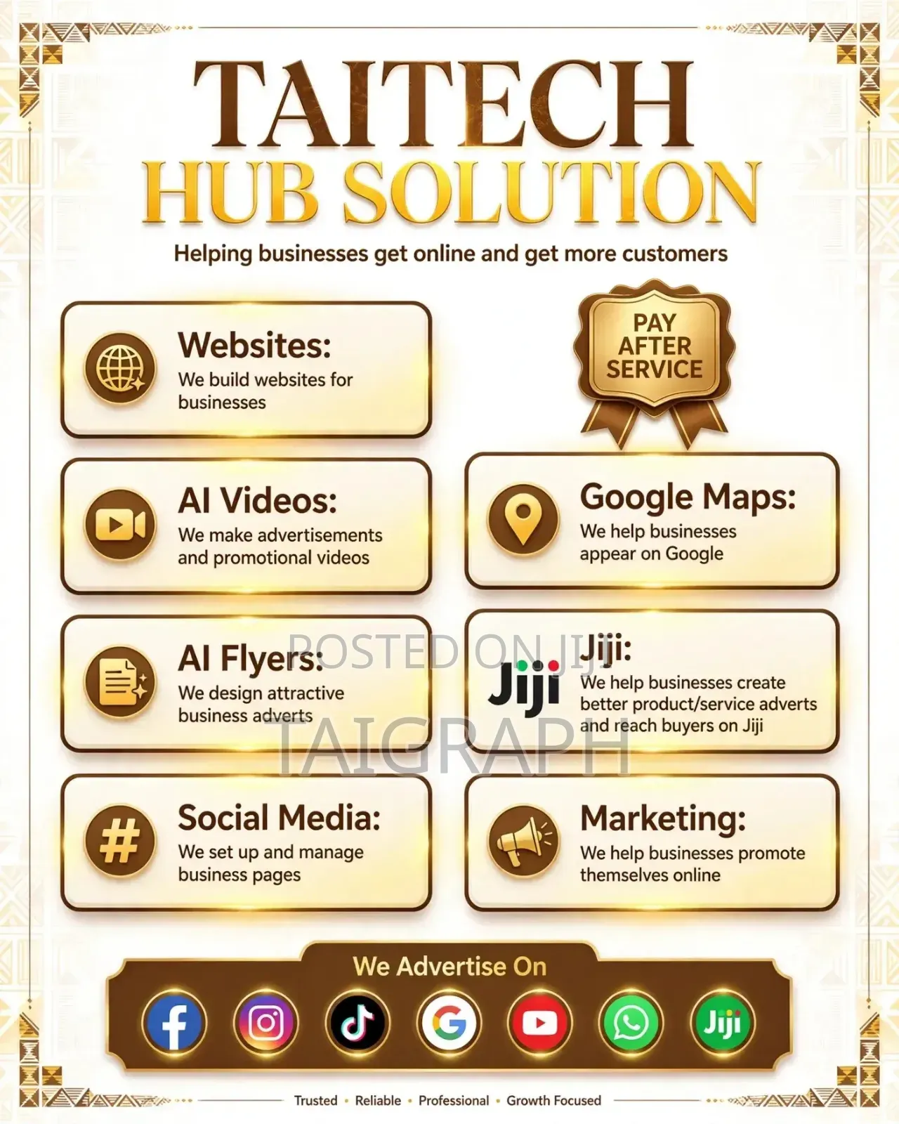 Professional Website Ai Flyers and Ai Video