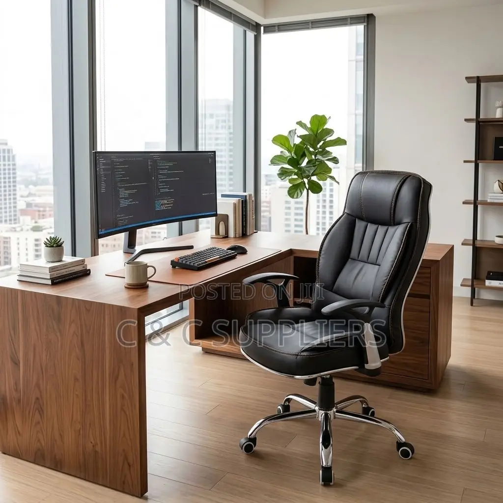 Leather High Back Generic Gaming Chair.