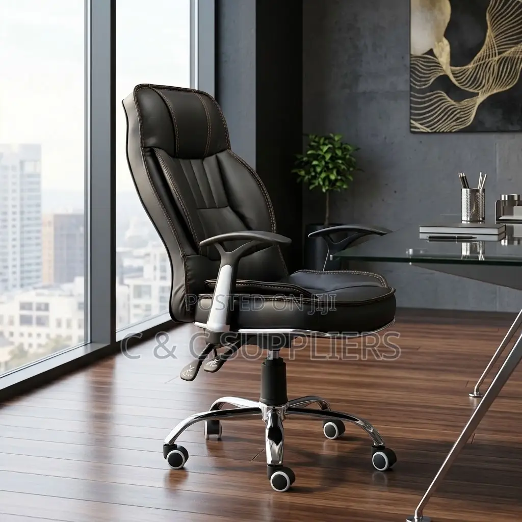 Leather High Back Generic Gaming Chair.