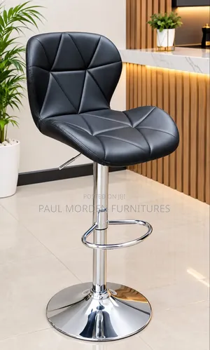 Black Adjustable Stools
