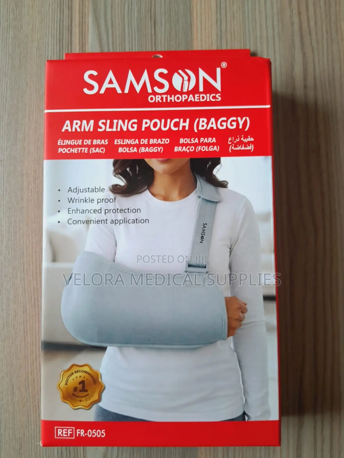 Arm Sling Pouch – Adjustable Arm Support Sling