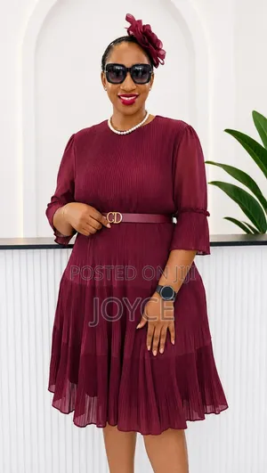 Chiffon Dress With Small Plits
