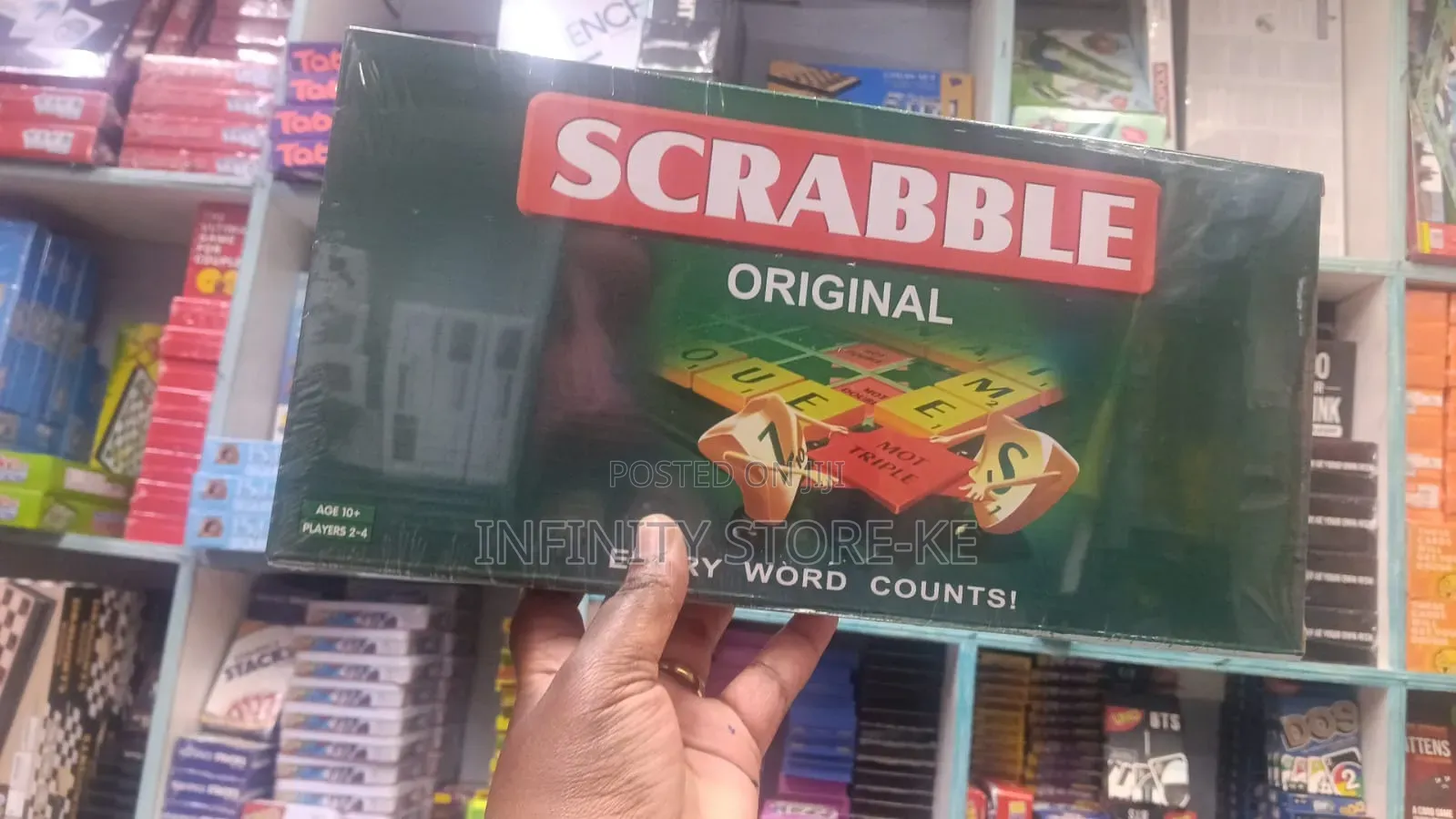 Scrabble Small , Form Words Using Letter Tiles on the Board