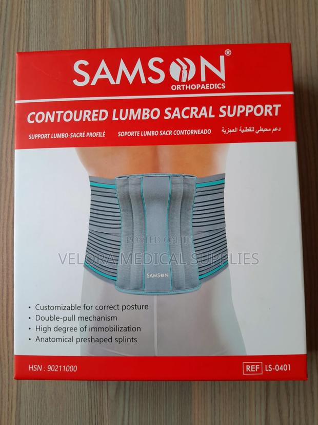 Contoured Lumbo-Sacral Support Belt – Back Support - main view