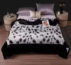 *2 Ply Double Side Extra Heavy Weight 3.7Kgs Soft Warm Blanket,