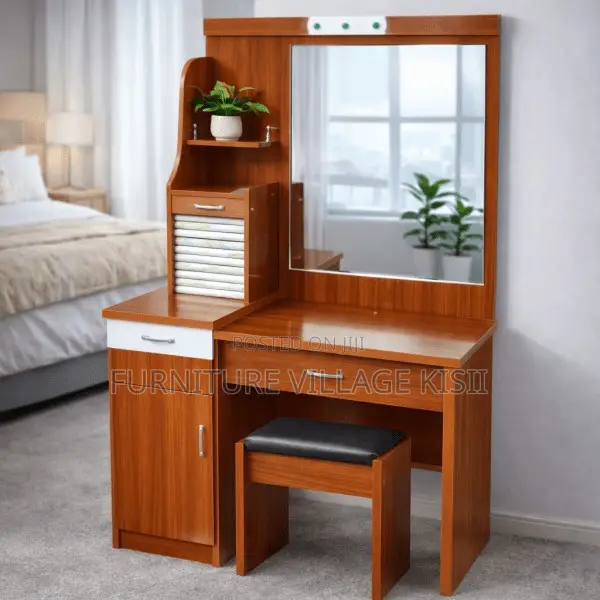 Brown Wooden Dressing Table