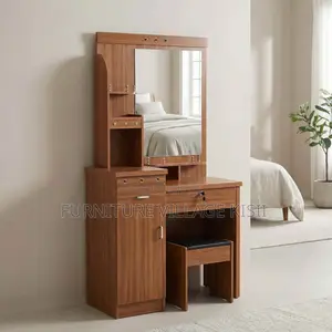 Brown Wooden Dressing Table