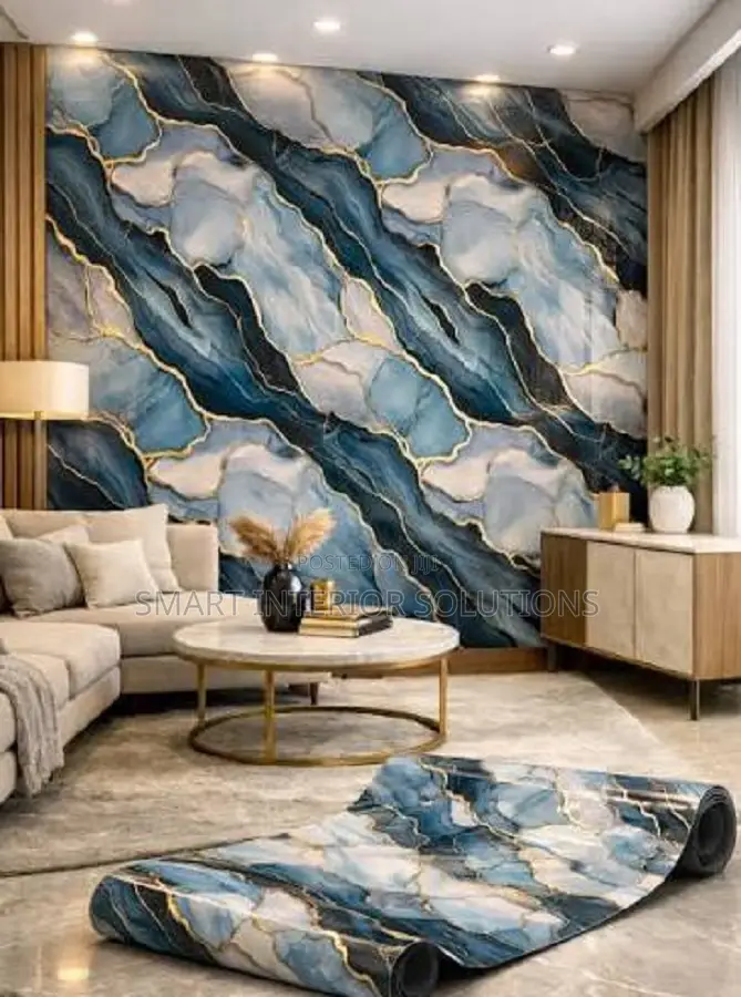 Foldable Marble Wall Sheet – Easy Installation