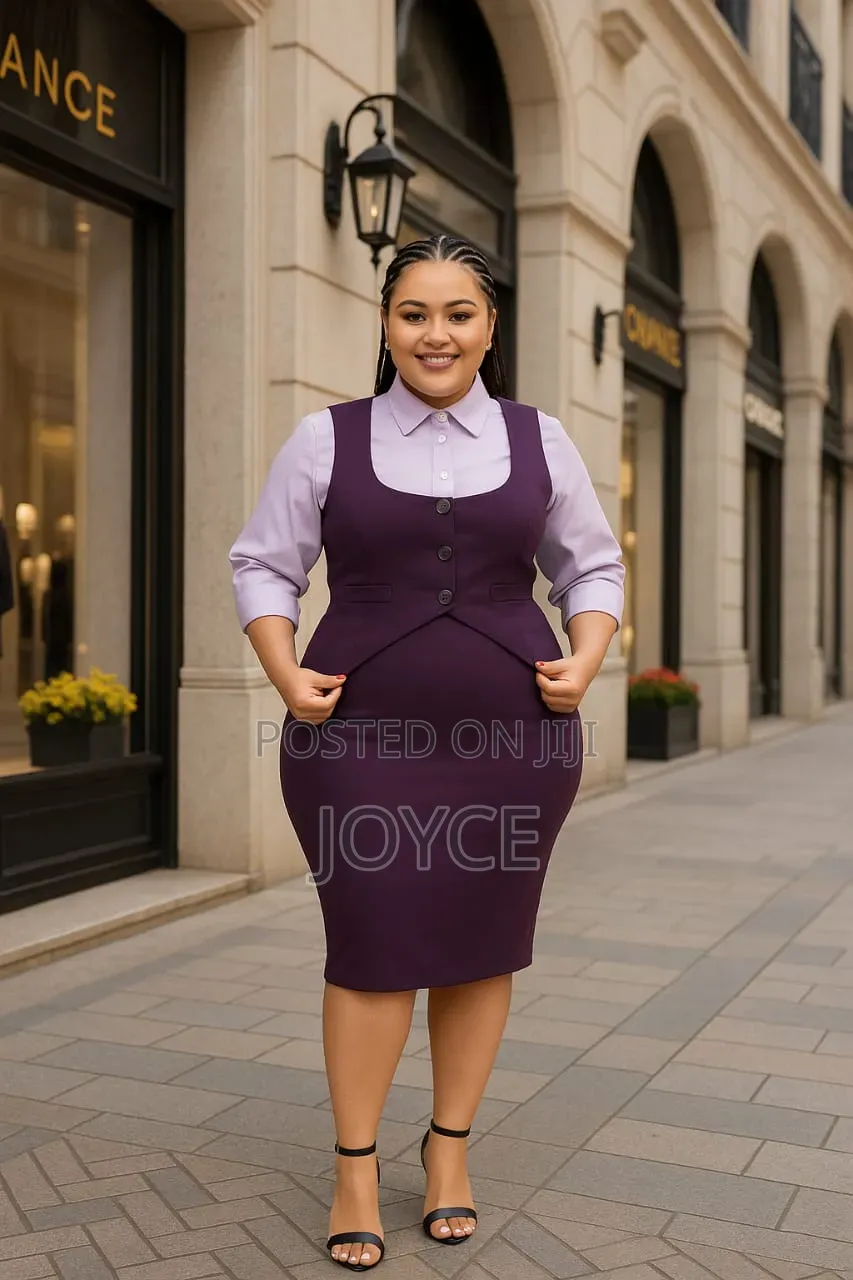 Suit With a Long Sleeved Blouse