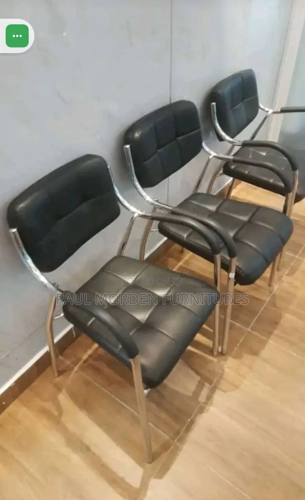 Black Visitors Office Chair