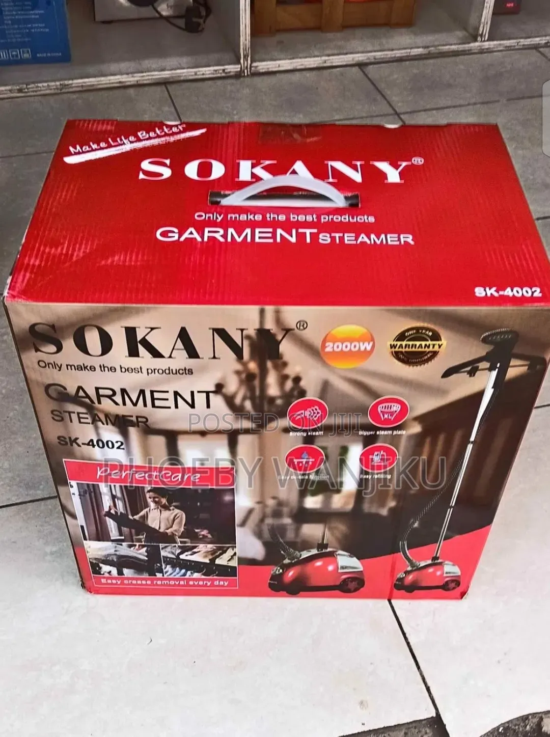 Heavy Duty Sokany Garment Steamer 2000w