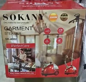 Stand Alone Sokany Garment Steamer 1.6litres