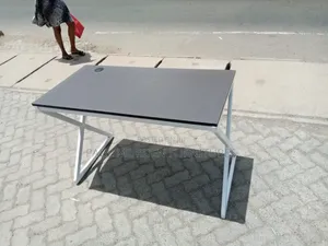 Black Frame Study Table With Office Chair