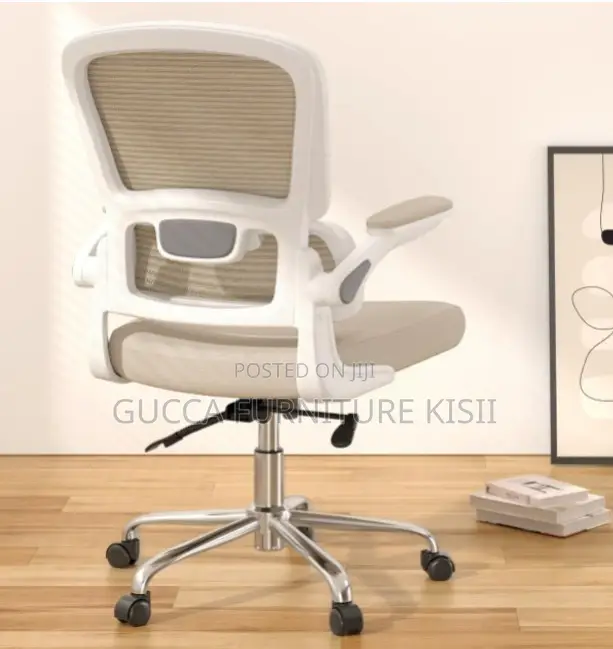 Midback Mesh Chair With Flip Up Armrest