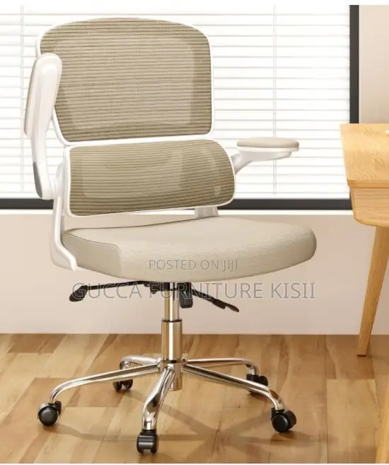 Midback Mesh Chair With Flip Up Armrest