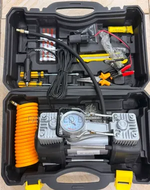 Top Performance 2 Cylinder Air Compressor With Tool Set Kit