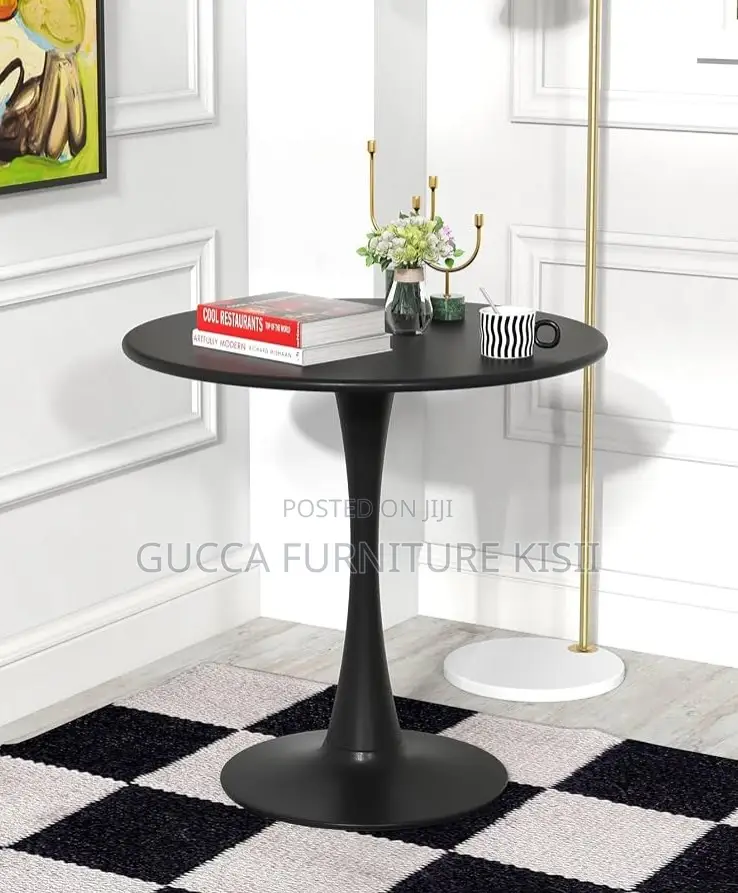 Circular MDF Top 4 Seater Table.