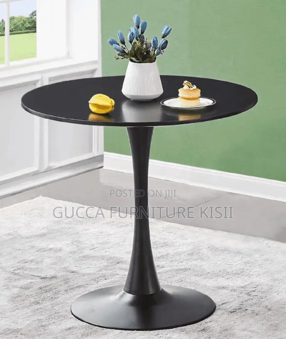 Circular MDF Top 4 Seater Table.