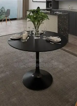 Circular MDF Top 4 Seater Table.