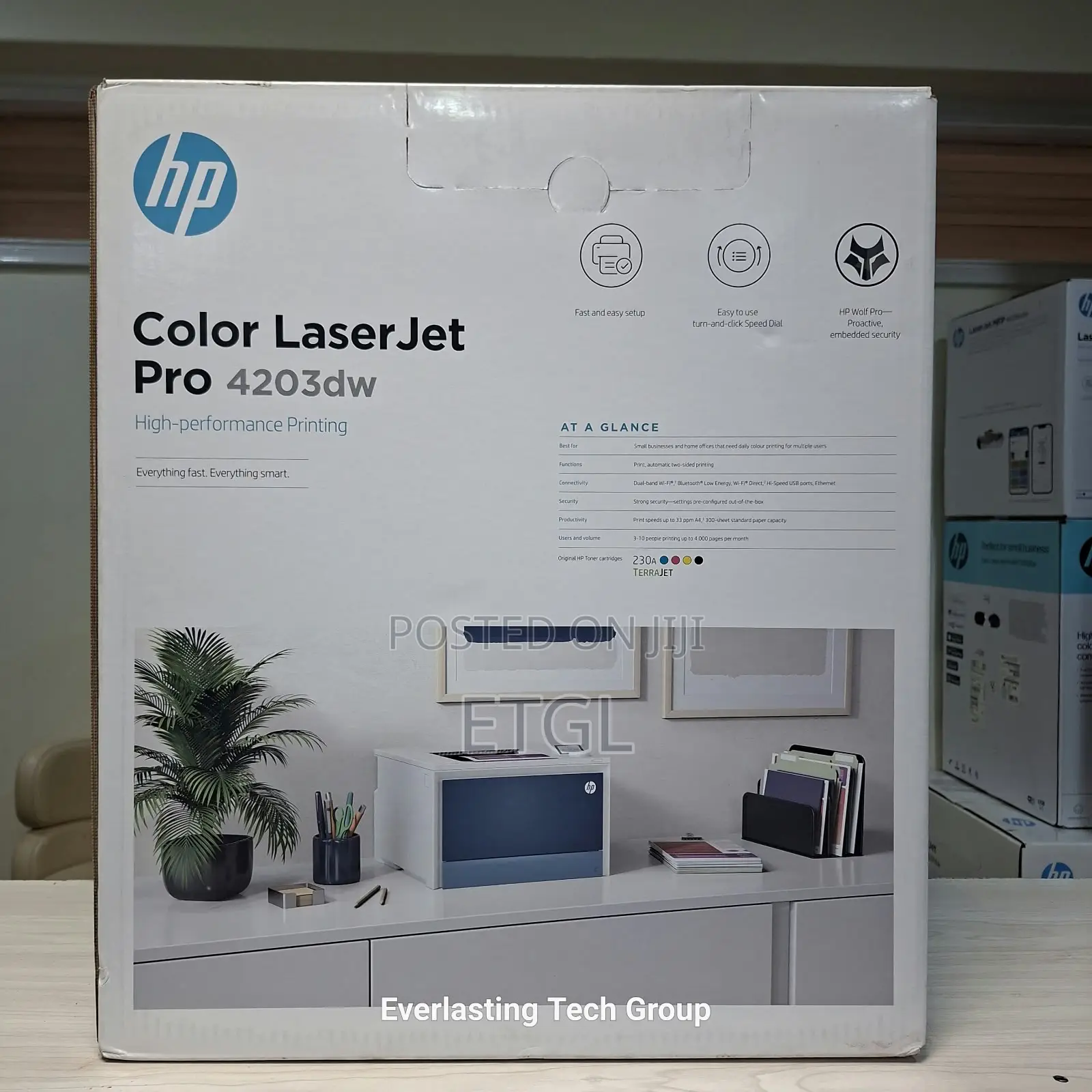 HP Color LaserJet Pro 4203dw Printer - (5HH48A)