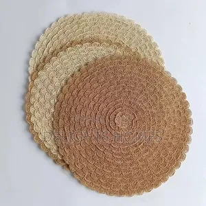 Nordic Round Woven Placemats-Car
