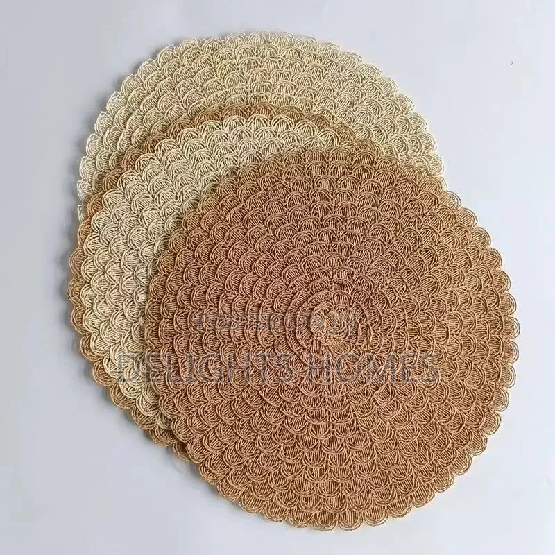 Nordic Round Woven Placemats-Car