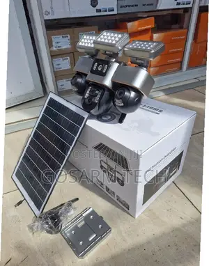 VTS30A Solar Security Camera 3Lens 6MP Outdoor PTZ Floodlight Camera