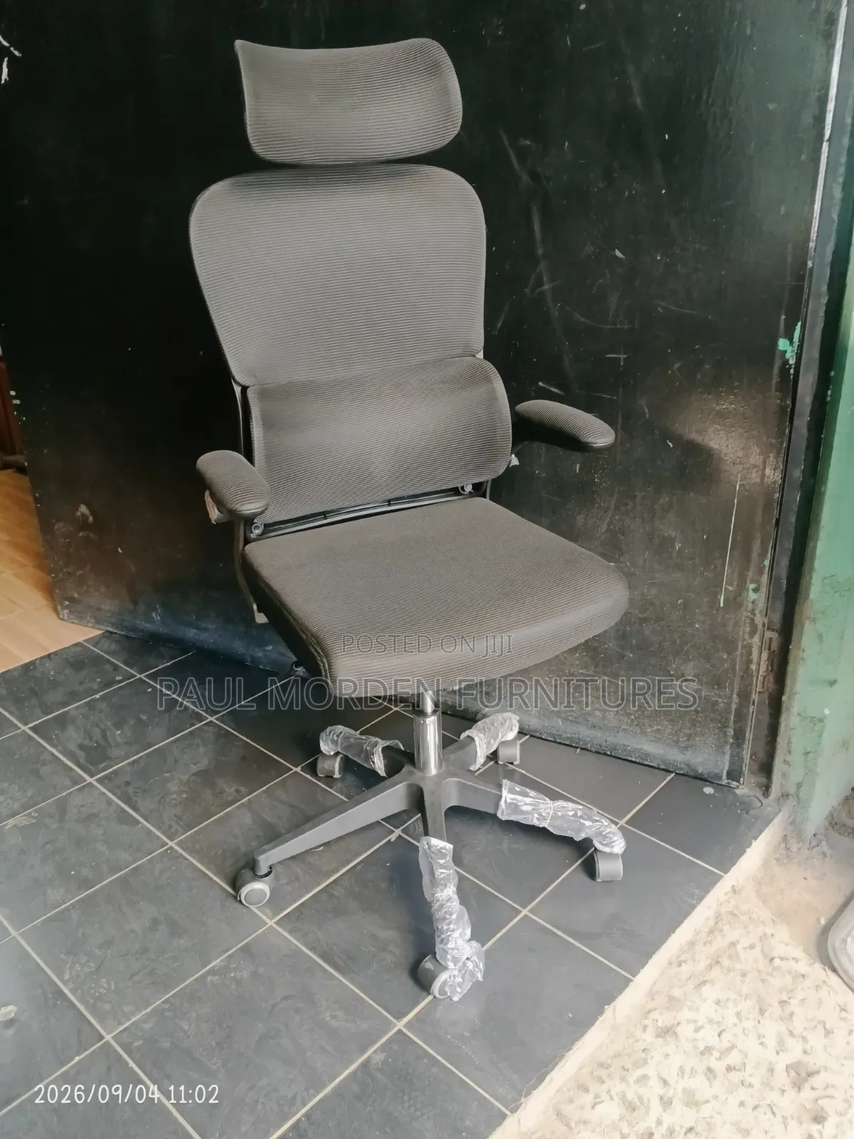 Adjustable Office Black Headrest