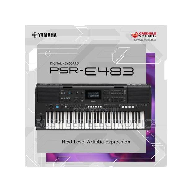 Yamaha PSR-E483 61-Key Touch-Sensitive Portable Keyboard - thumbnail 2
