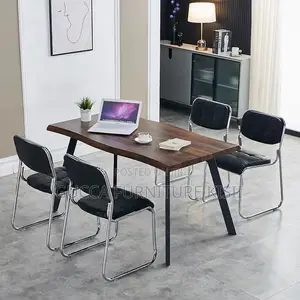 Low Back Leatherette Chrome Office Chair