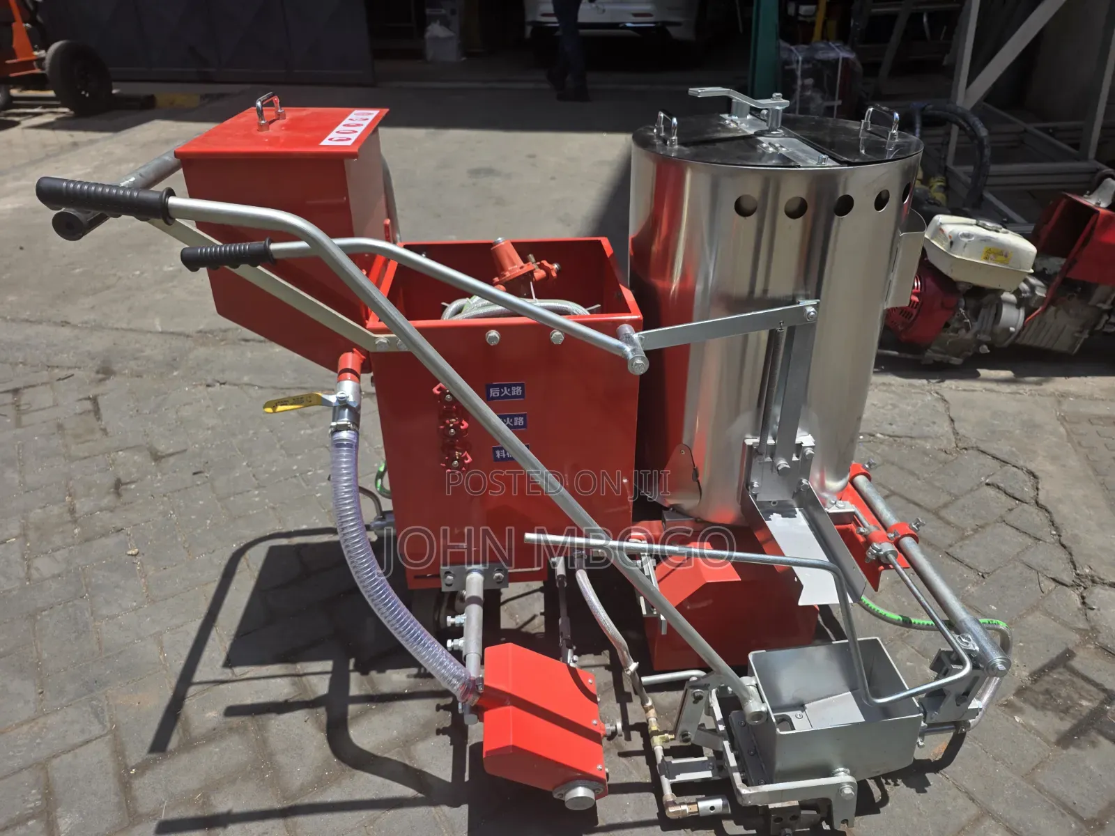 Thermoplastic Road Marking Machine .