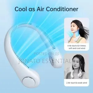 Portable Neck Fan Wearable Hands Free Cooling Fan Rechargeable
