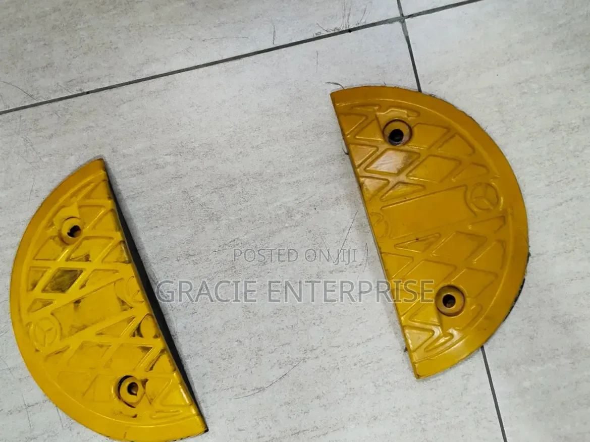 Yellow Road Speed Hump