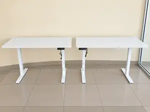 Premium White Electric Height-Adjustable Office Desk