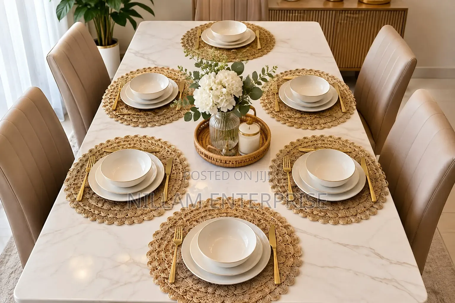Nordic Round Woven Placemats