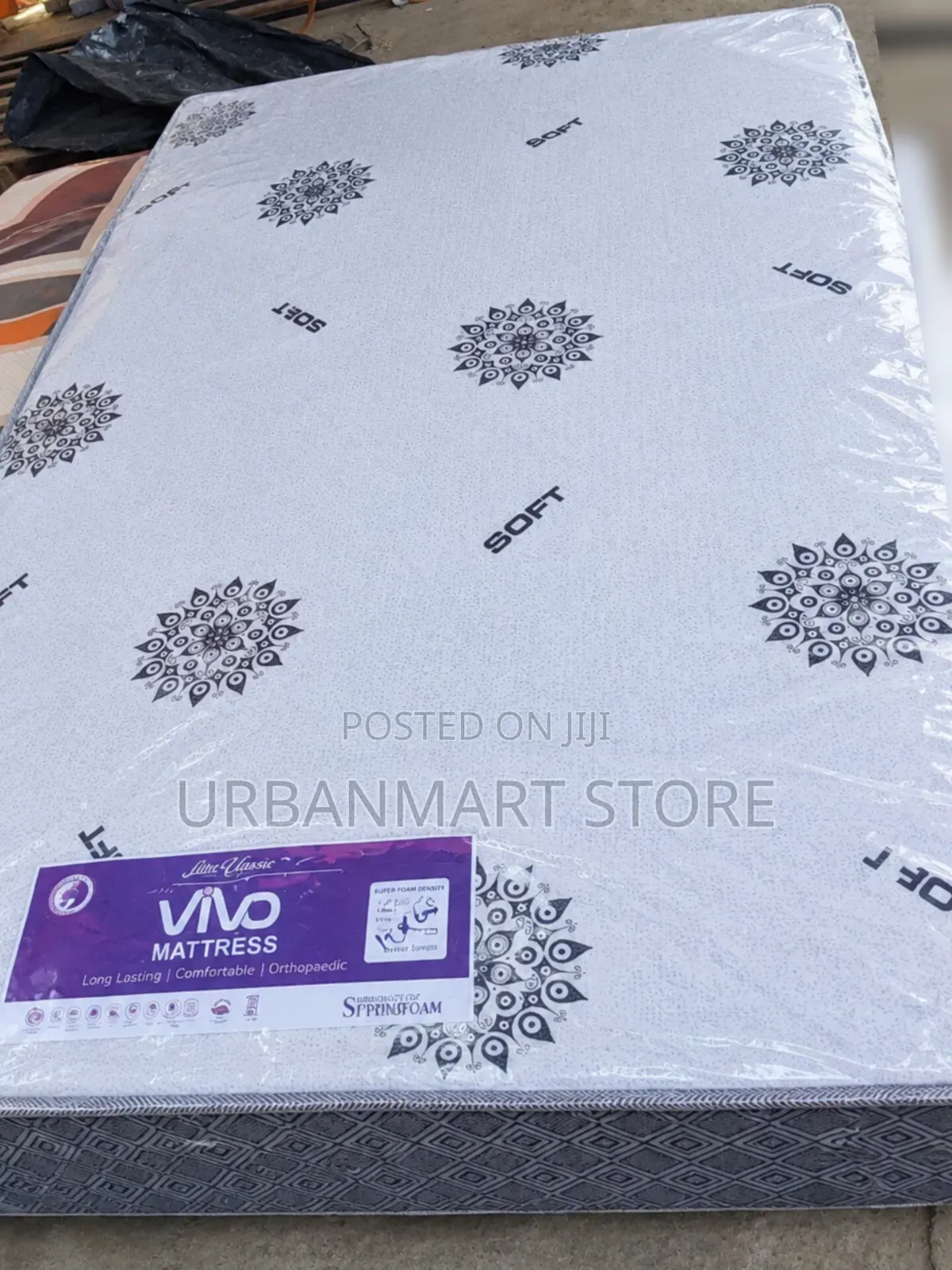 Soft 4×6 Memory Foam Bed Mattress Topper With Fitted Edges