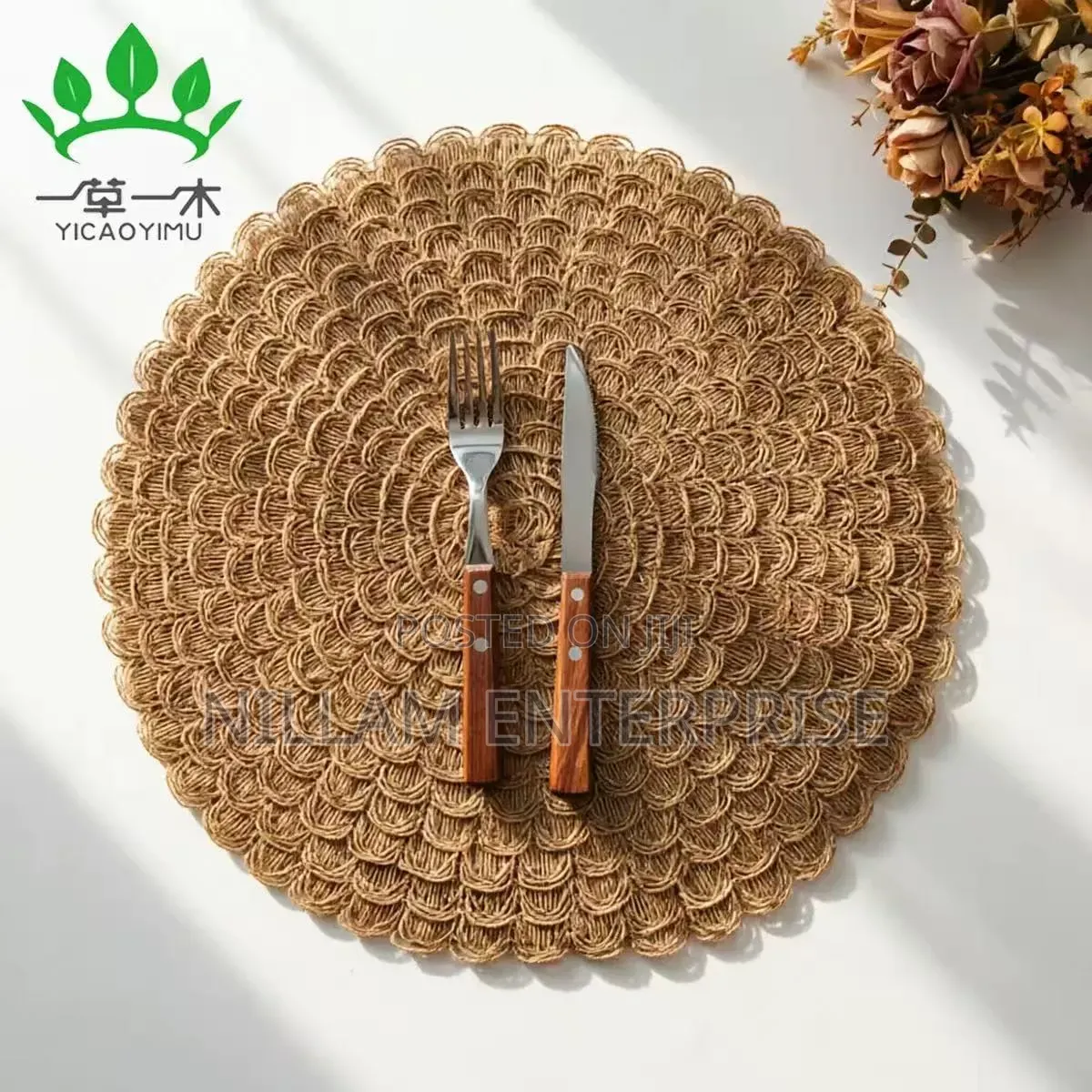 Nordic Round Woven Placemats