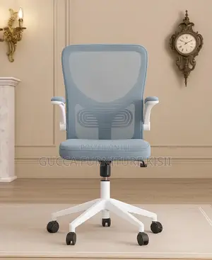 Blue Mesh Midback Swivel Adjustable Chair