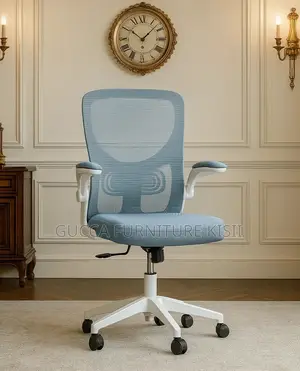 Blue Mesh Midback Swivel Adjustable Chair
