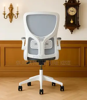 Blue Mesh Midback Swivel Adjustable Chair