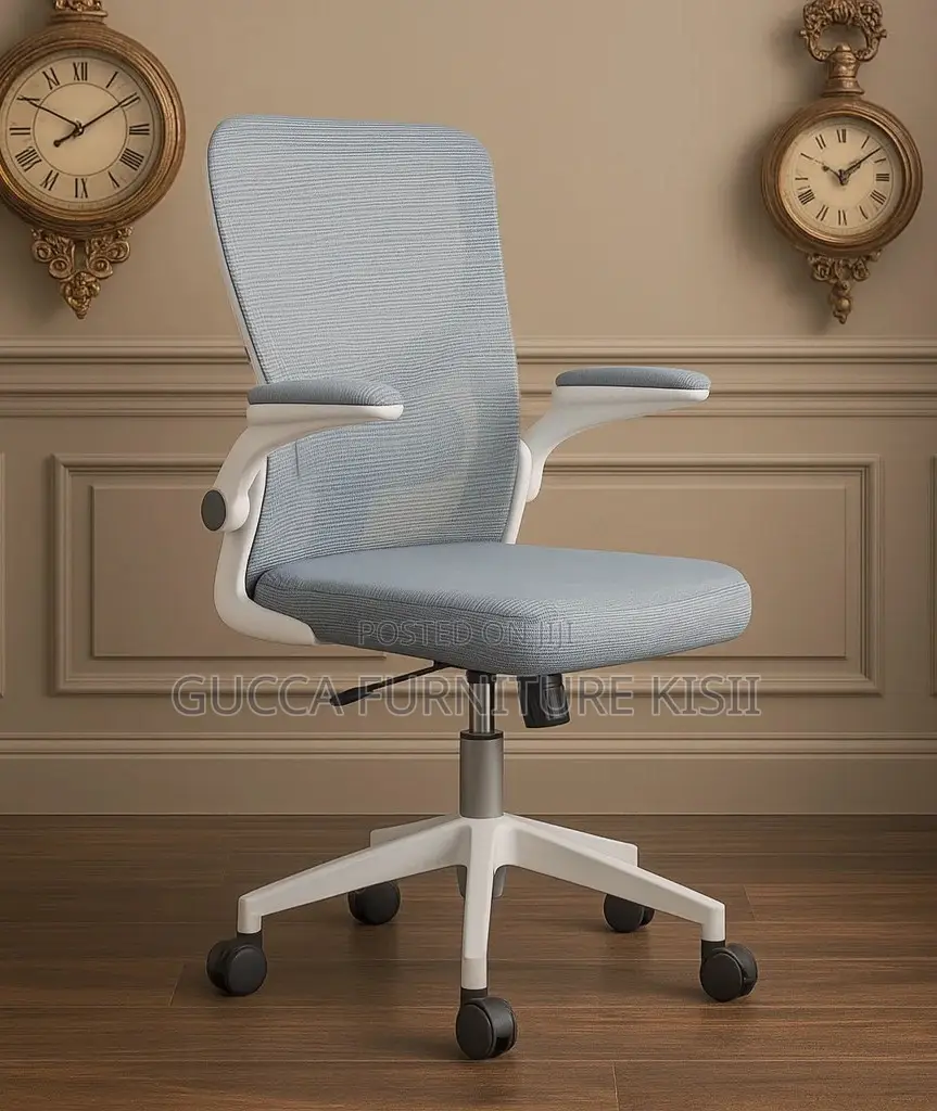 Blue Mesh Midback Swivel Adjustable Chair