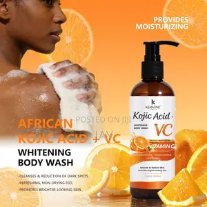 Kojic Acid + Vitamin C Whitening Body Wash – 300ml