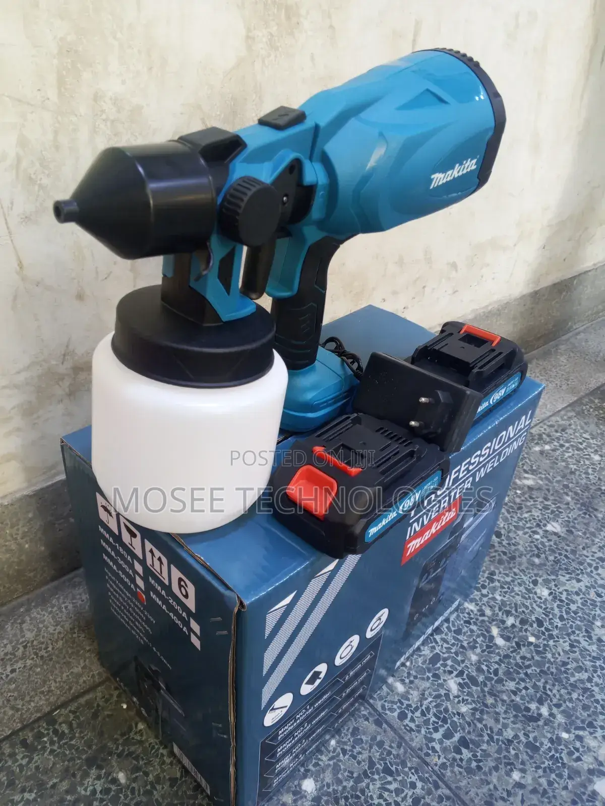 98V Cordless Electric Paint Sprayer Gun – Professional Spray Machine