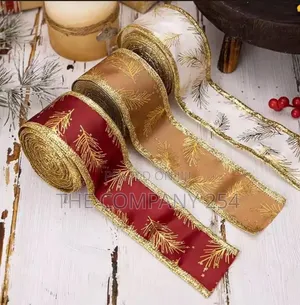 5M Christmas Themed Ribbon