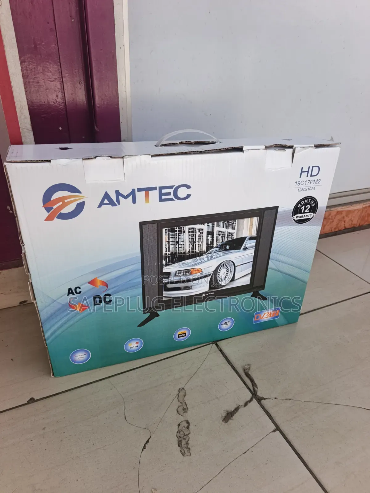 Amtec 19 Inch Hd Digital TV – AC/Dc, DVB-T2